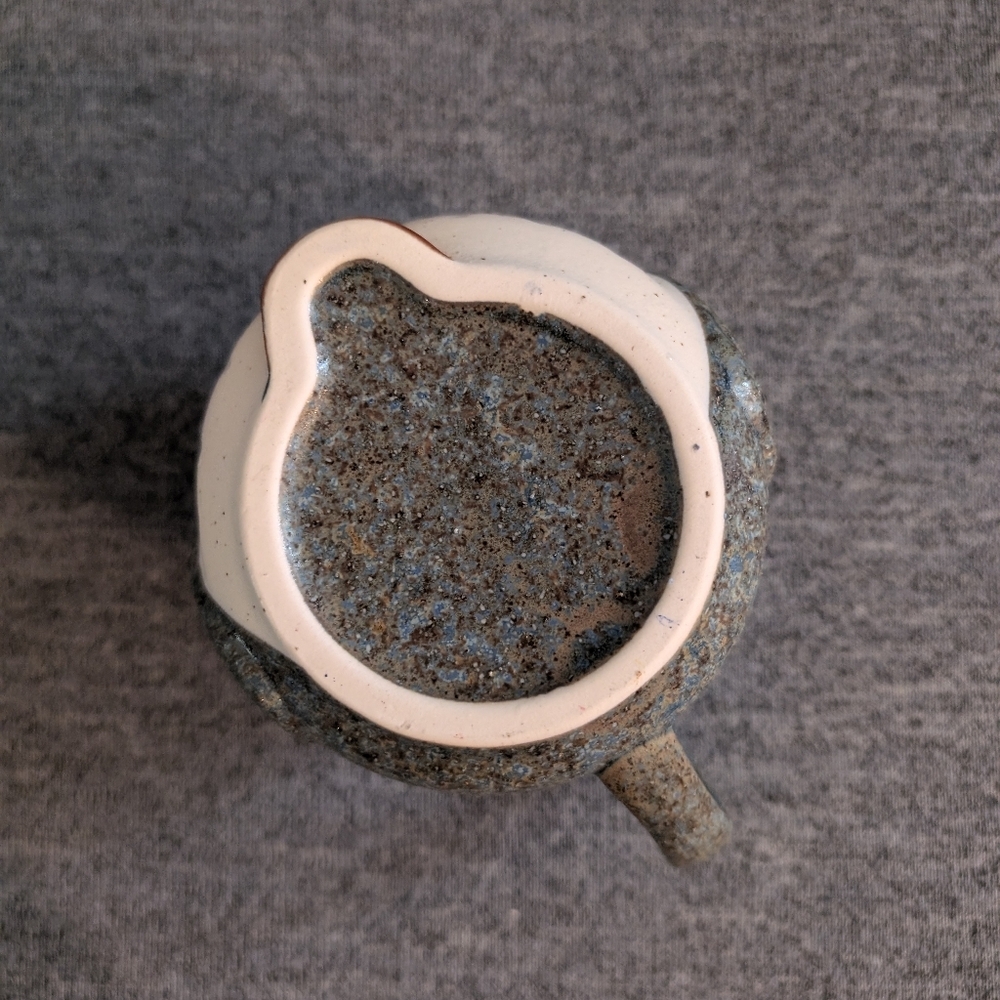 3/$30 | Vintage Kotobuki Lucky Fukuro Owl Mug, Blue/Grey, Made in Japan - Picture 5 of 5